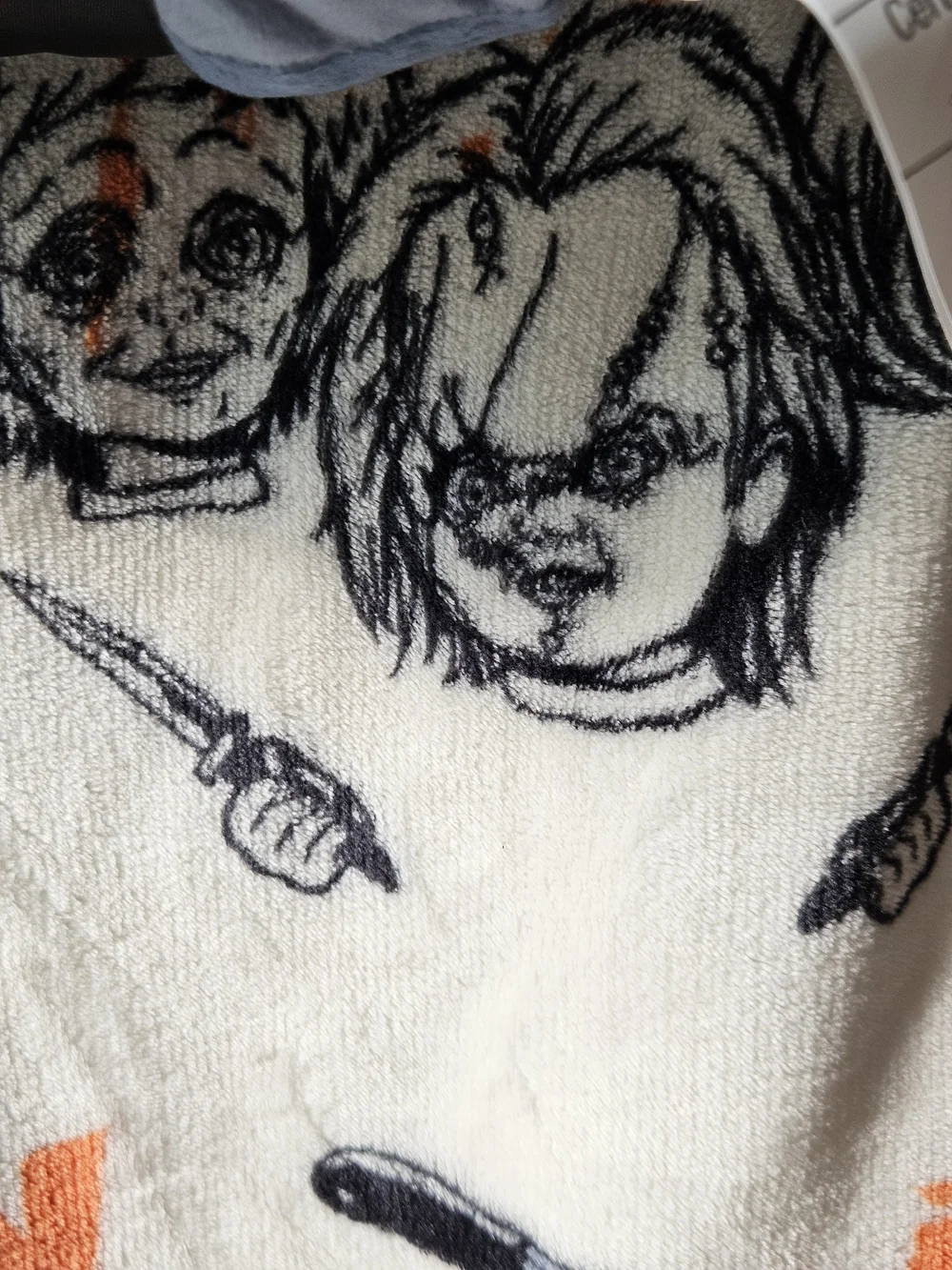 Universal Studios Chucky Plush Throw Blanket Cloud Pillow Set Child's Play 50x70